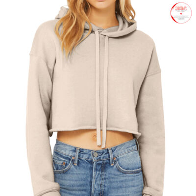 Custom Twealth Level Fleece Cropped Pullover Hoodie Thumbnail