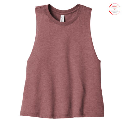 Custom Twealth Level Women's Racerback Cropped Tank Thumbnail