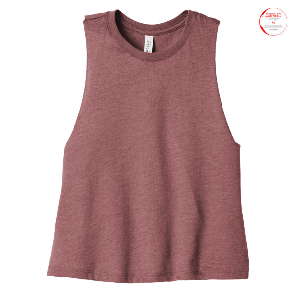 Custom Twealth Level Women's Racerback Cropped Tank Thumbnail