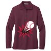 Women's Silk Touch Long Sleeve Polo Thumbnail