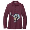 Women's Silk Touch Long Sleeve Polo Thumbnail