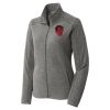 Women's Heather Microfleece Full Zip Jacket Thumbnail