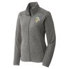 Women's Heather Microfleece Full Zip Jacket Thumbnail