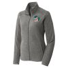 Women's Heather Microfleece Full Zip Jacket Thumbnail